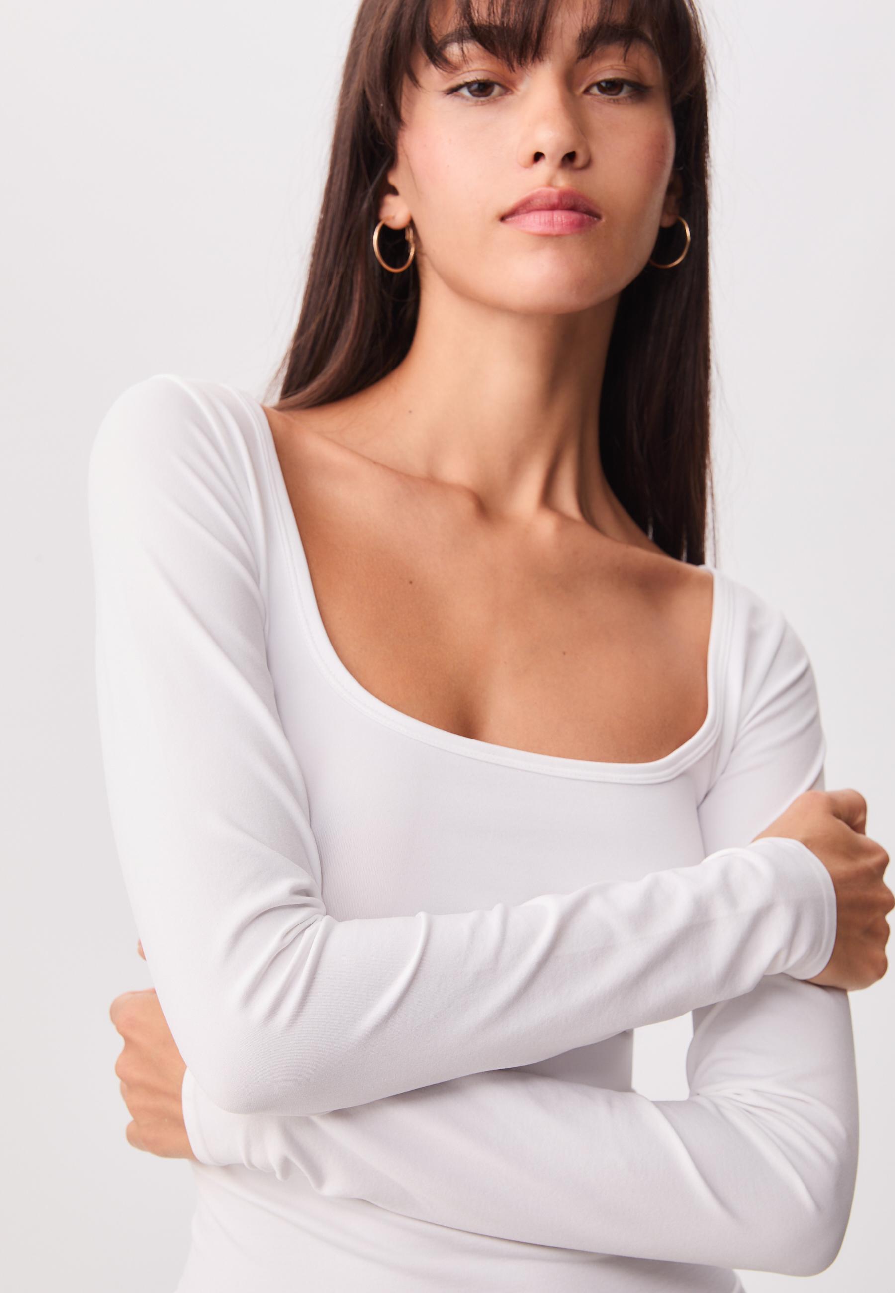 Pacco Da 3 Magliette A Maniche Lunghe In Cotone Per Donna – Girocollo Classico