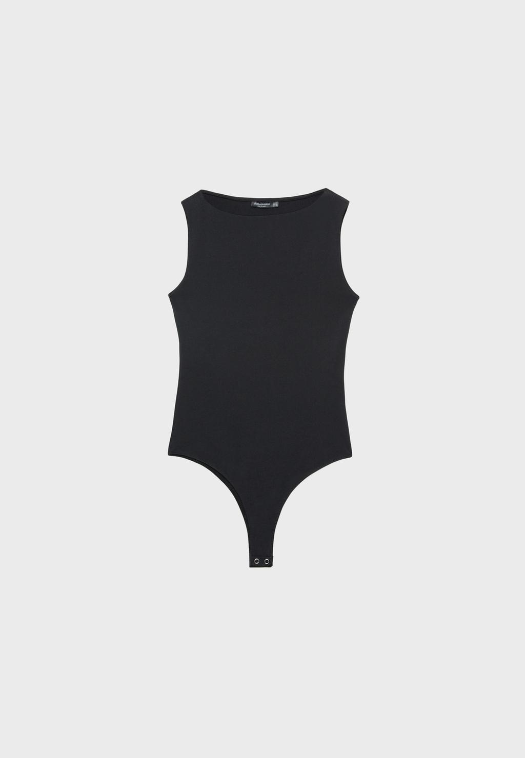 Basic geniş yaka body