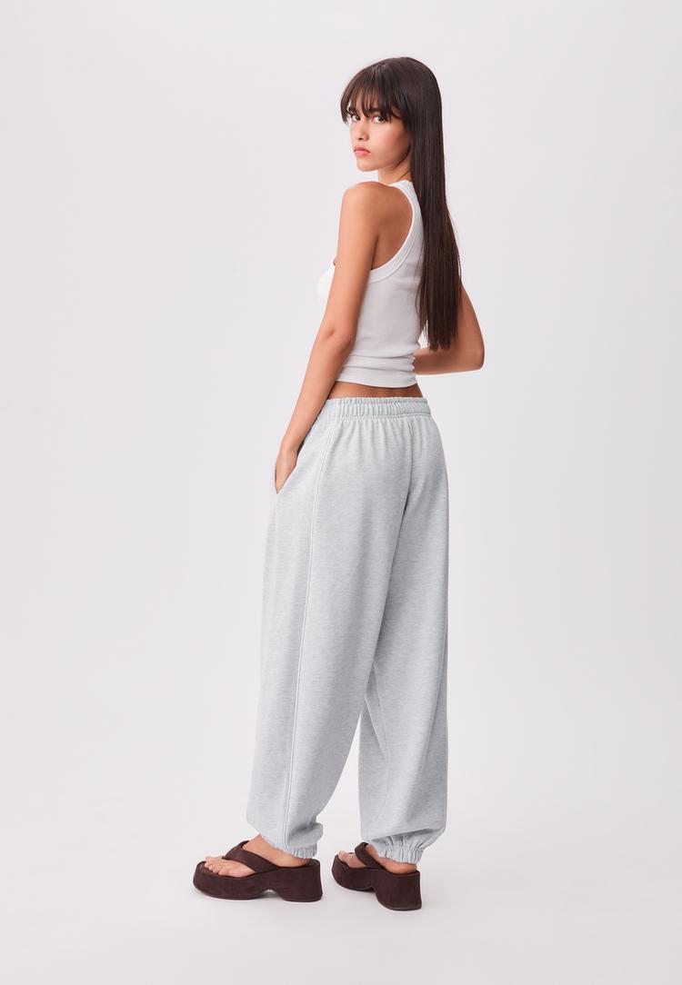 joggers with piping