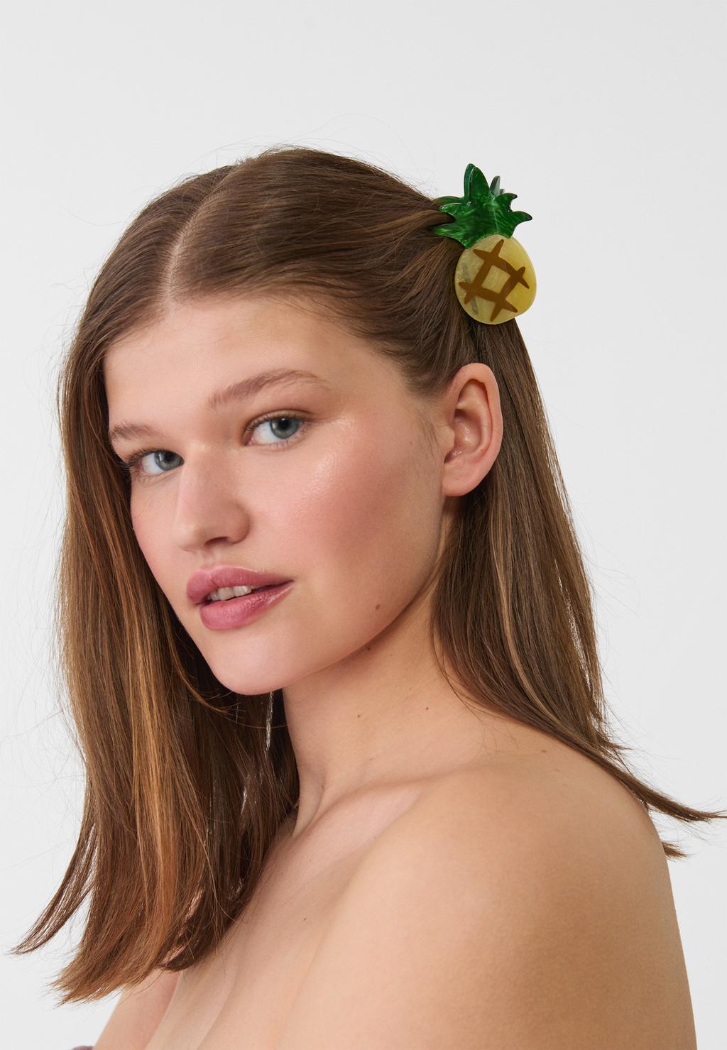 Pineapple hair clip