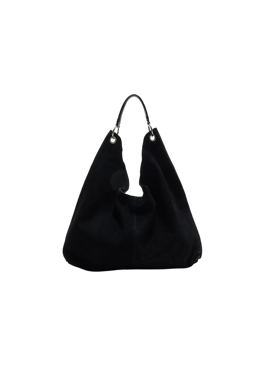 Bolso hombro anillas piel
