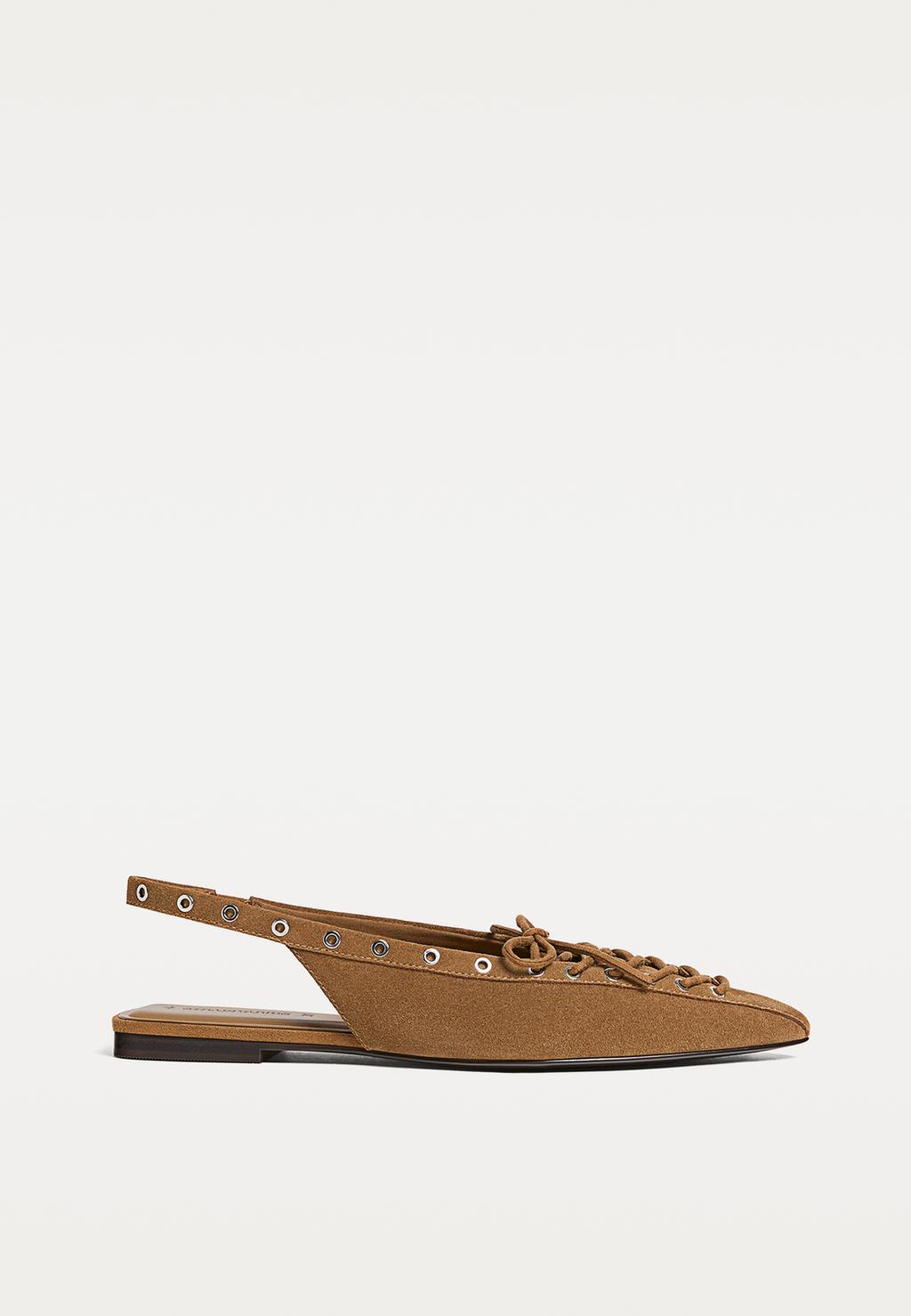 Zapato plano serraje