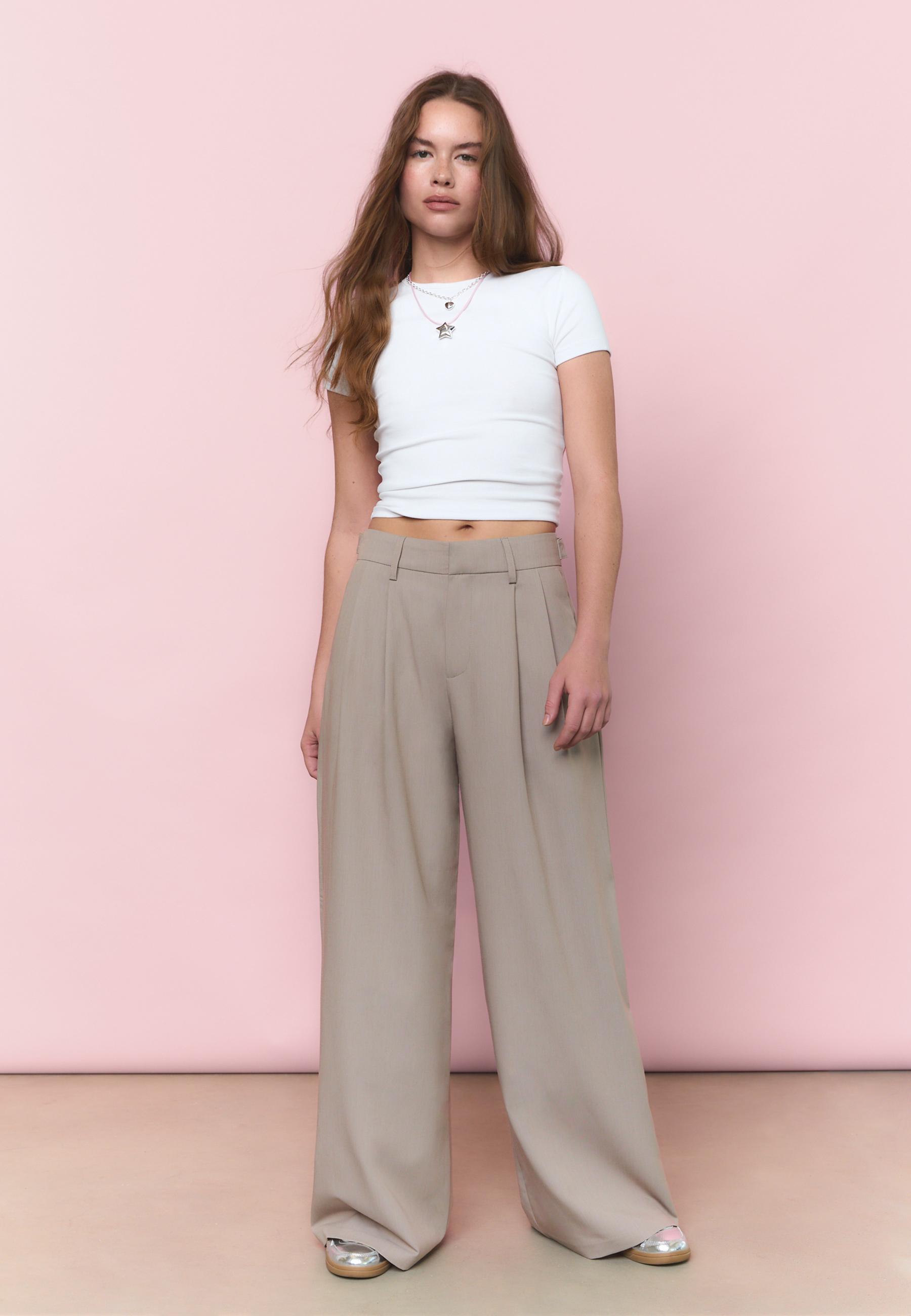 Basic slim fit T-shirt — White