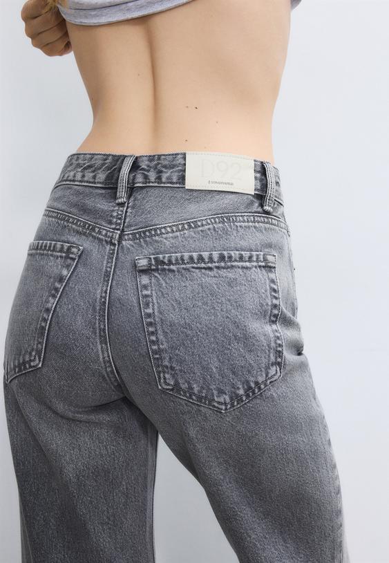 Stradivarius D92 Straight Fit, Bő Szárú Farmernadrág 0-726 38