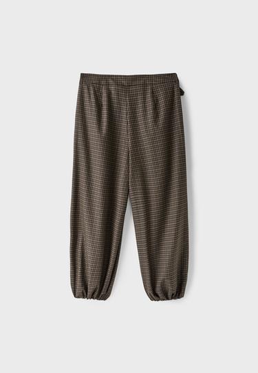 Balloon  buckle trousers — Beige 7