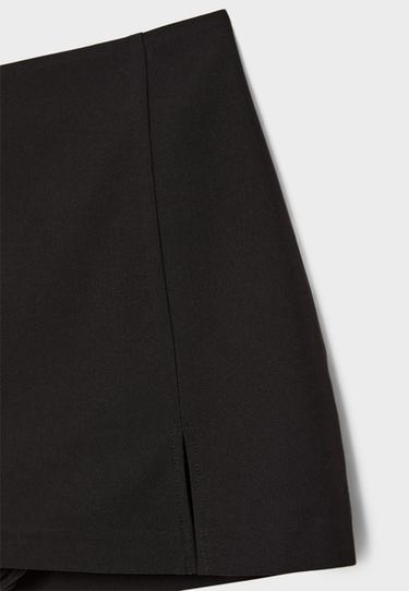 Side split skort — Black 9