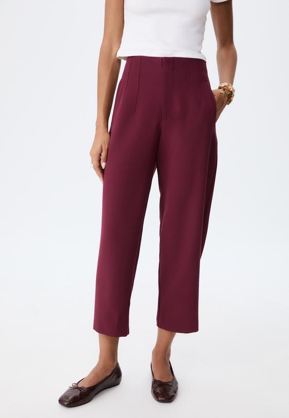 pantalon ankle vestir pinzas