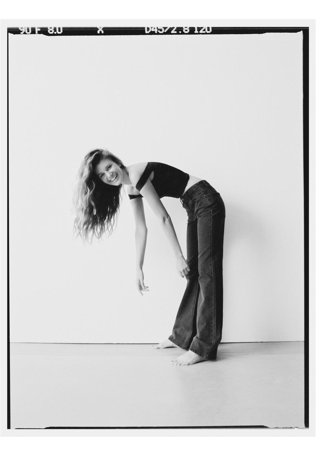 Flared comfort jeans