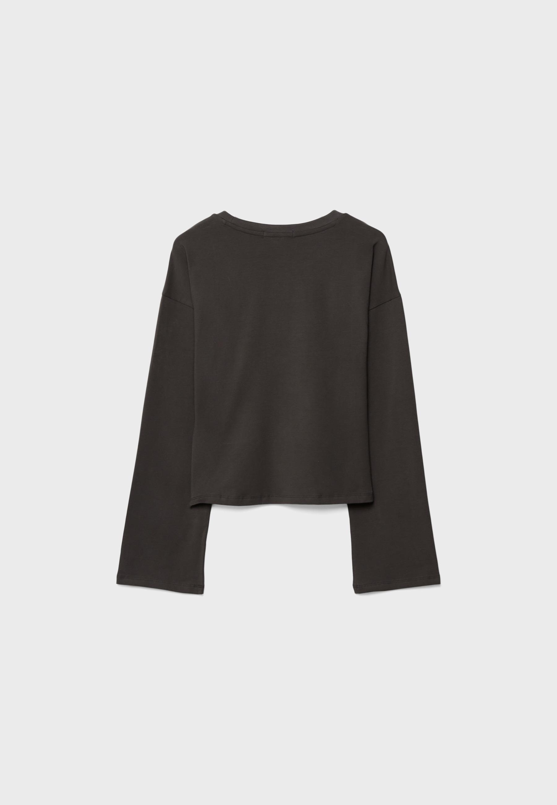 Yarasa kollu t-shirt - Görsel 7