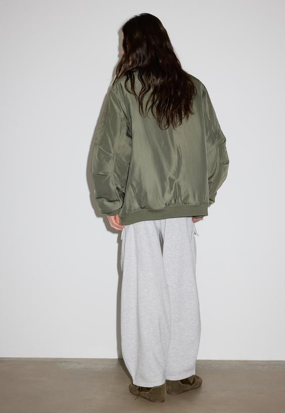 oversized bomberjack