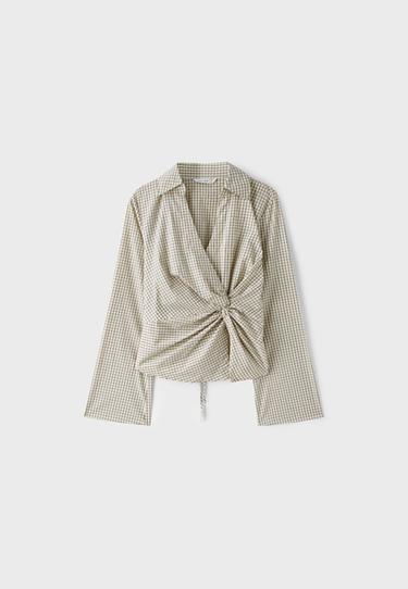Fitted knot shirt — Vanilla 7