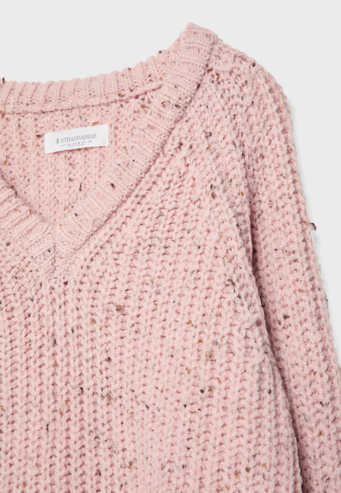 Punto Rombos Jersey Rombos Stradivarius Jersey Punto Jersey Cuello - Main Image