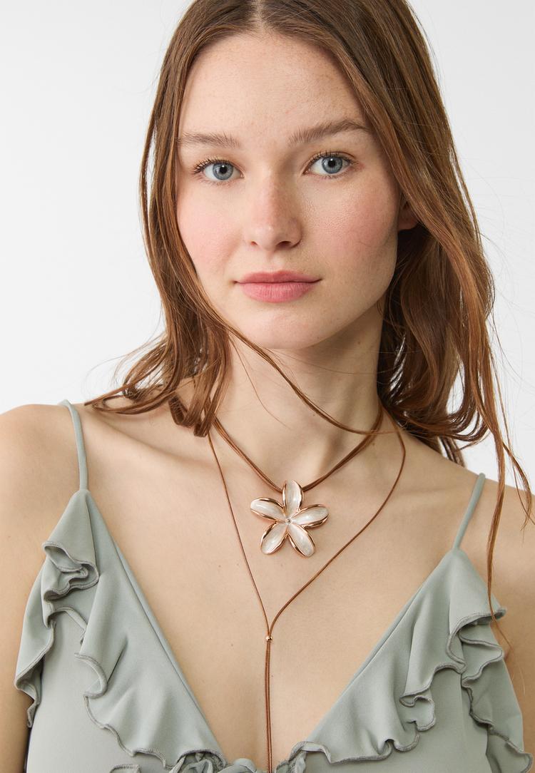 collar cordon flor