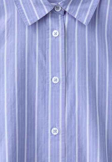 Regular fit adjustable poplin shirt — Sky blue 9