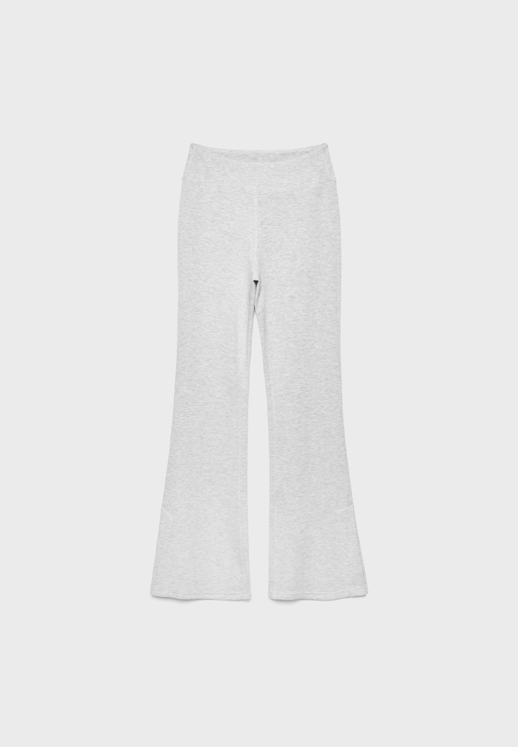 Pantalon flare toucher doux