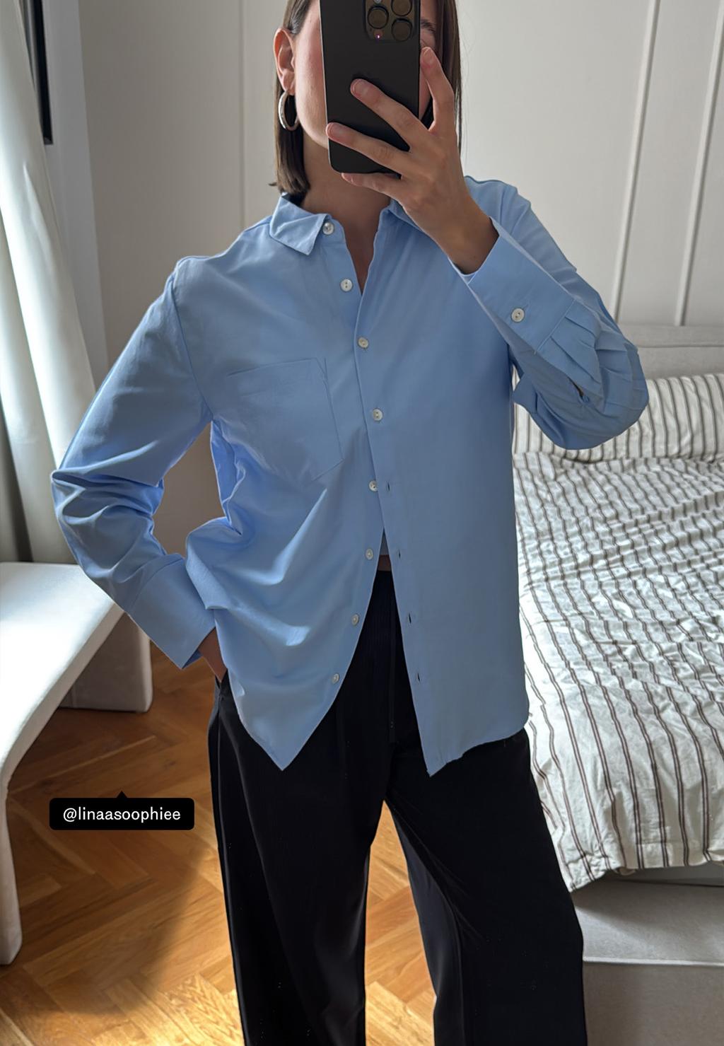 Weit geschnittene Stoffhose