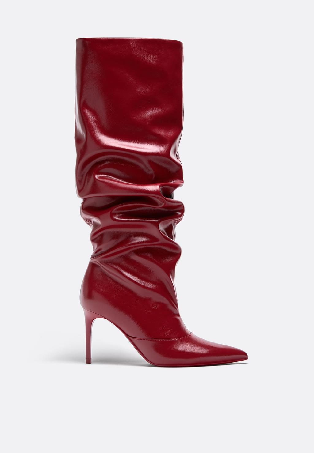 Botas altas tacón slouchy