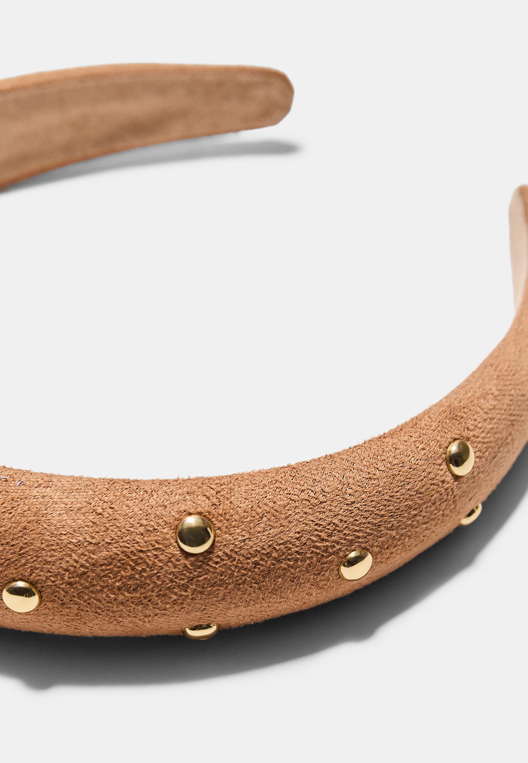 Voluminous headband — Brown