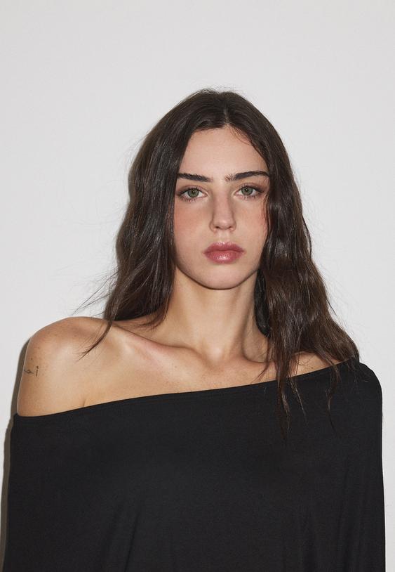 asymmetrisch tshirt met ceintuureffect