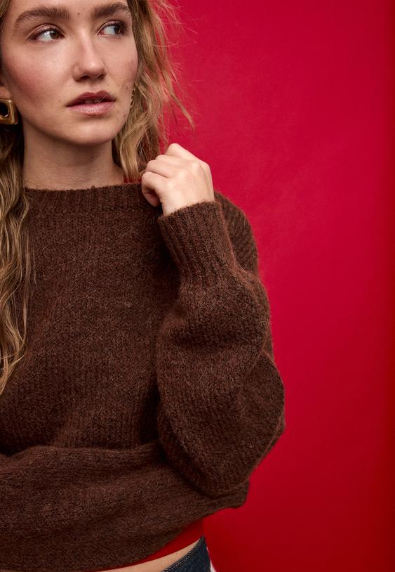 soft touch knitted jumper