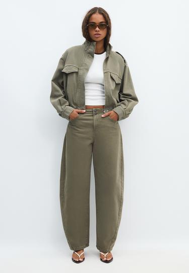 Utility bomber jacket — Khaki 2