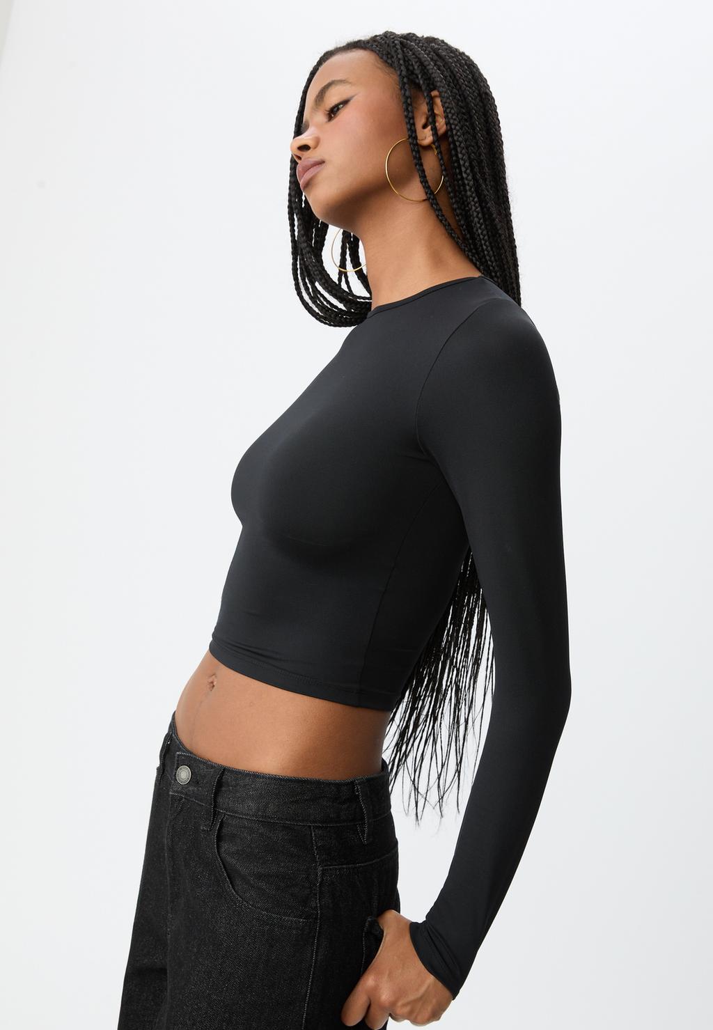 Long sleeve polyamide T-shirt