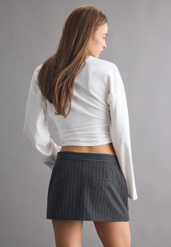 gonna pantalone mini incrociata