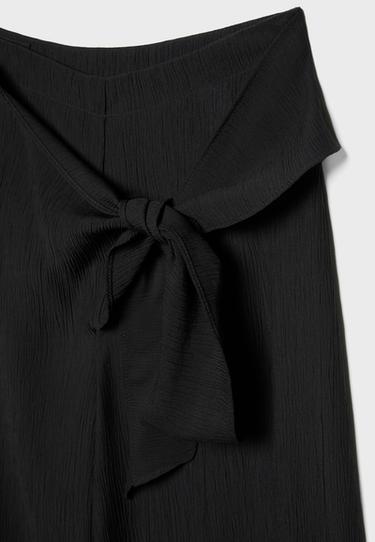 Flowing sarong-style trousers — Black 9