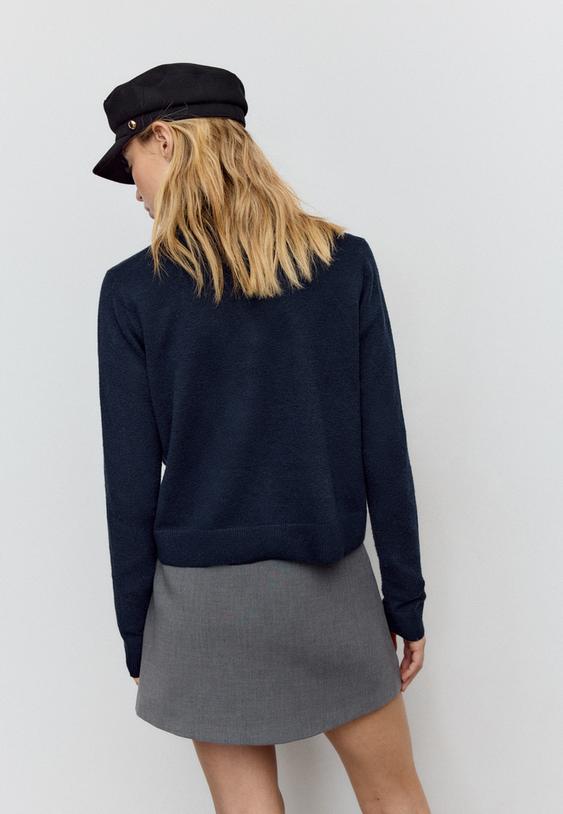 soft touch knit cardigan with buttons