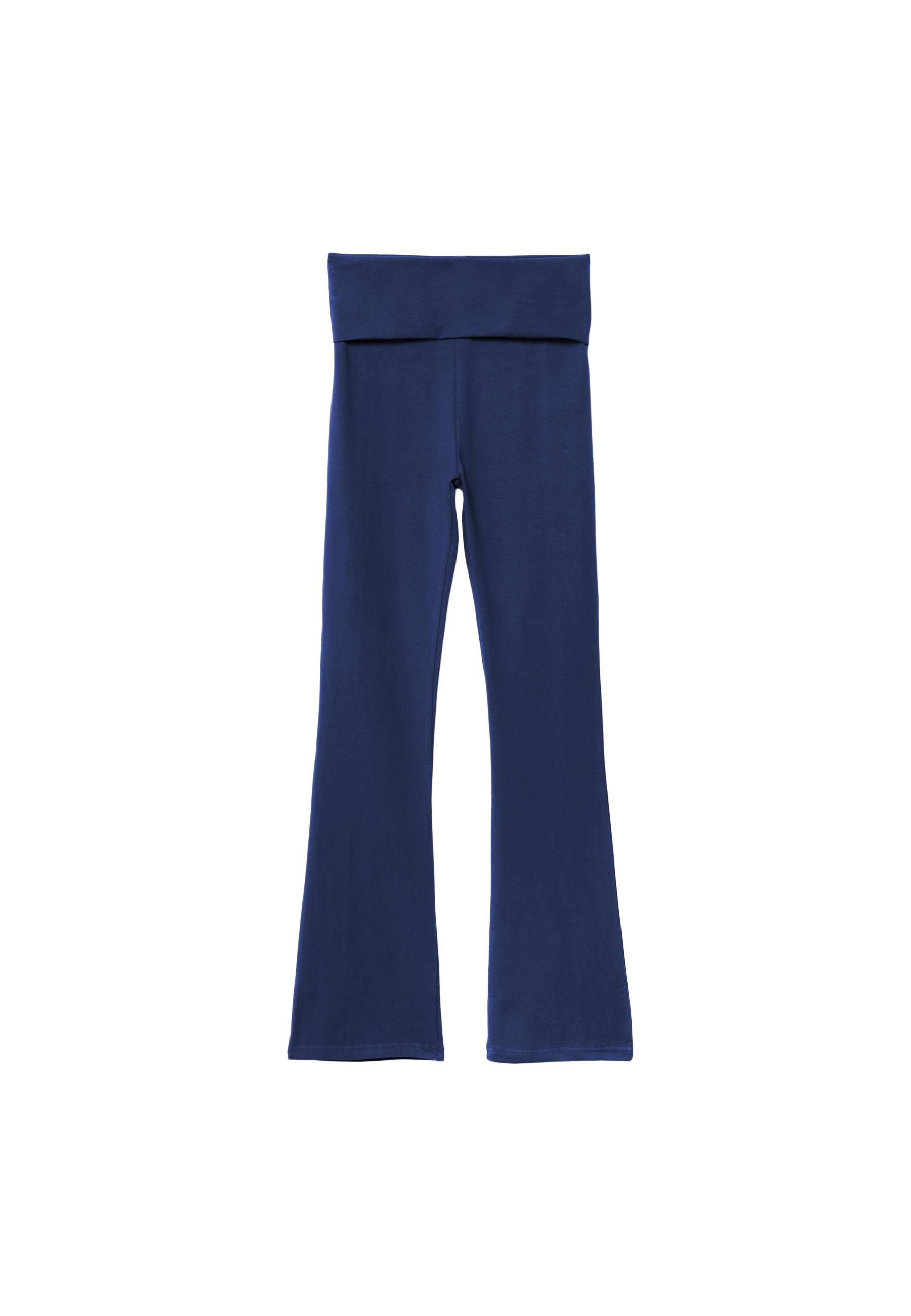 Flared leggings — Dark blue