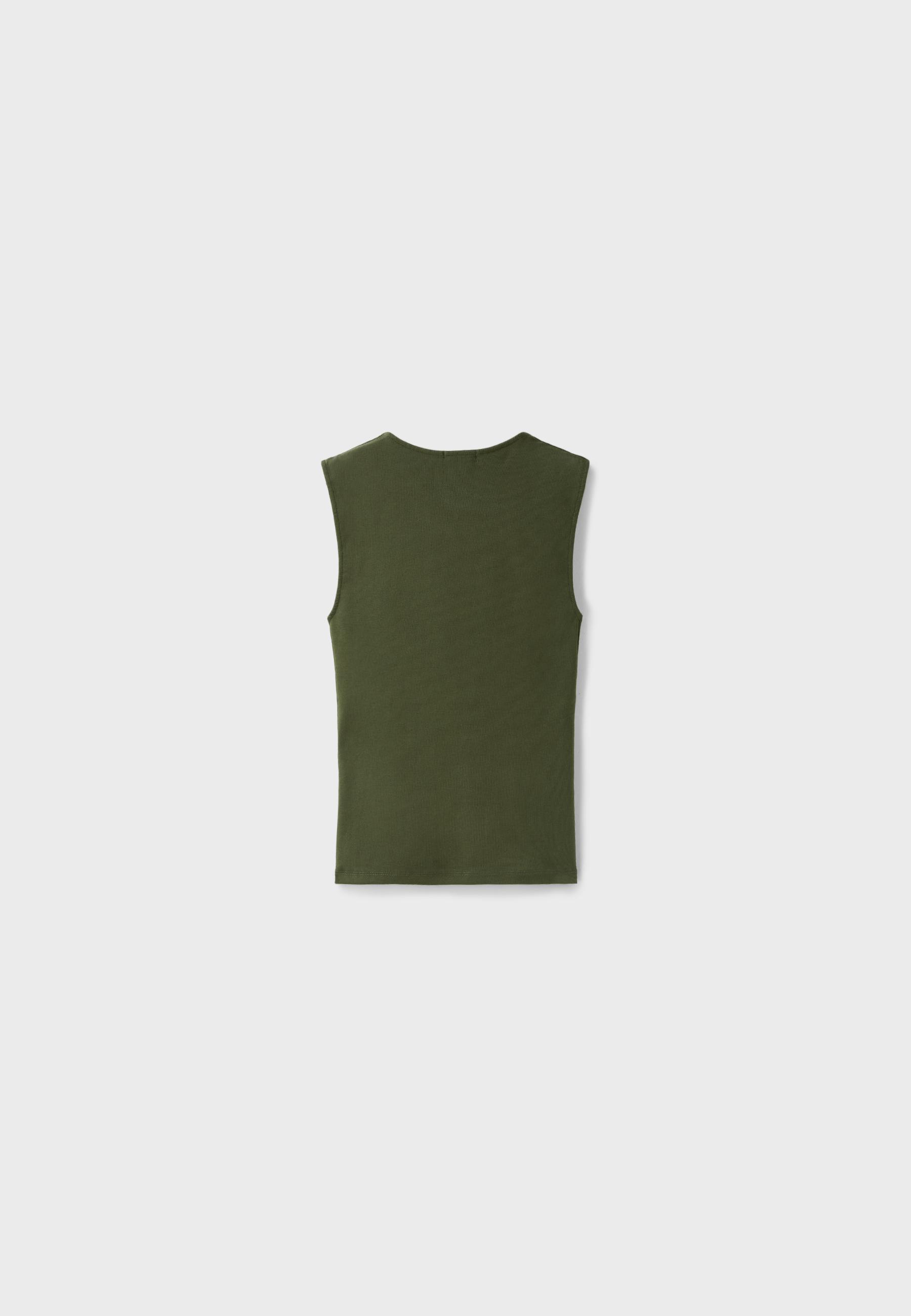 Basic kolsuz tişört - Görsel 7