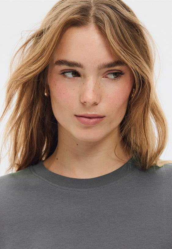 basic regular fit kalın tshirt