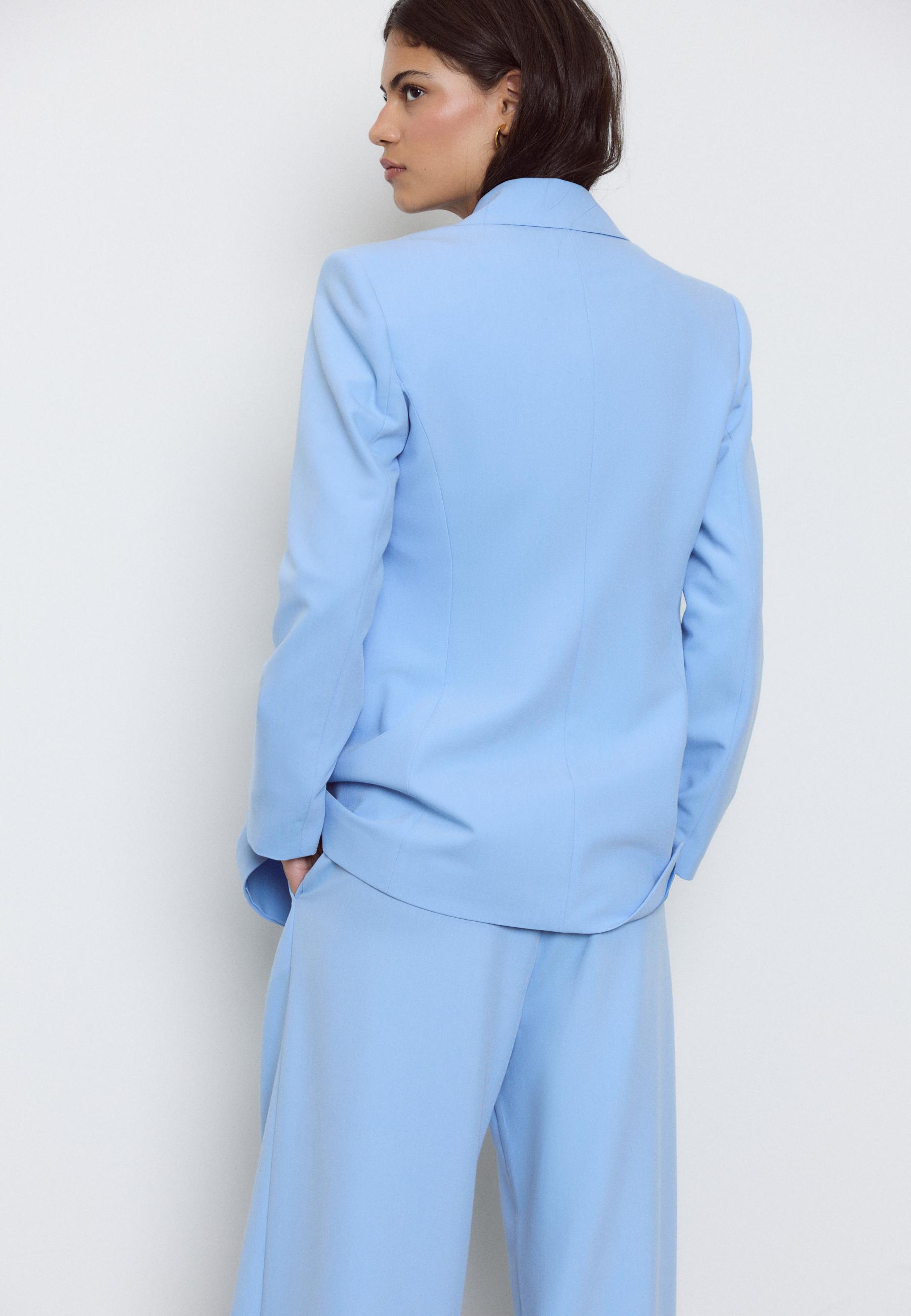 Fitted blazer — Royal blue