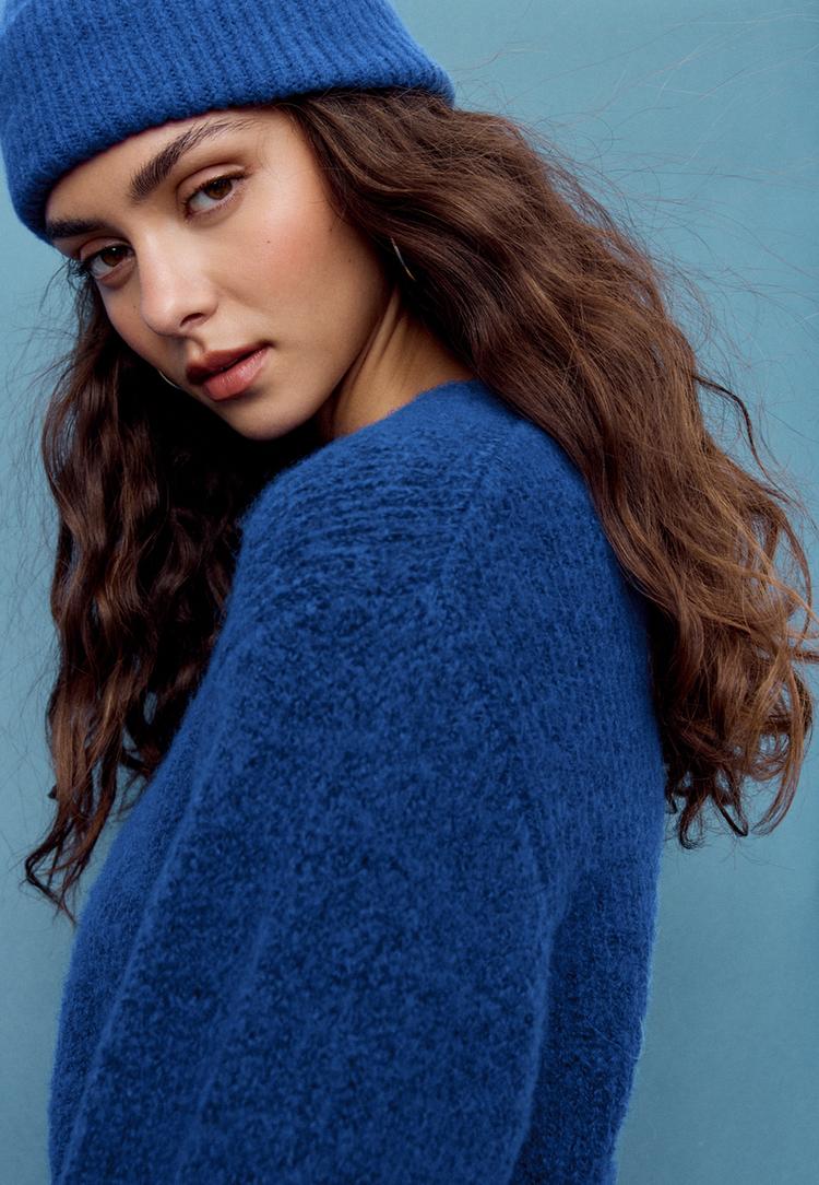 yumusak dokulu triko kazak