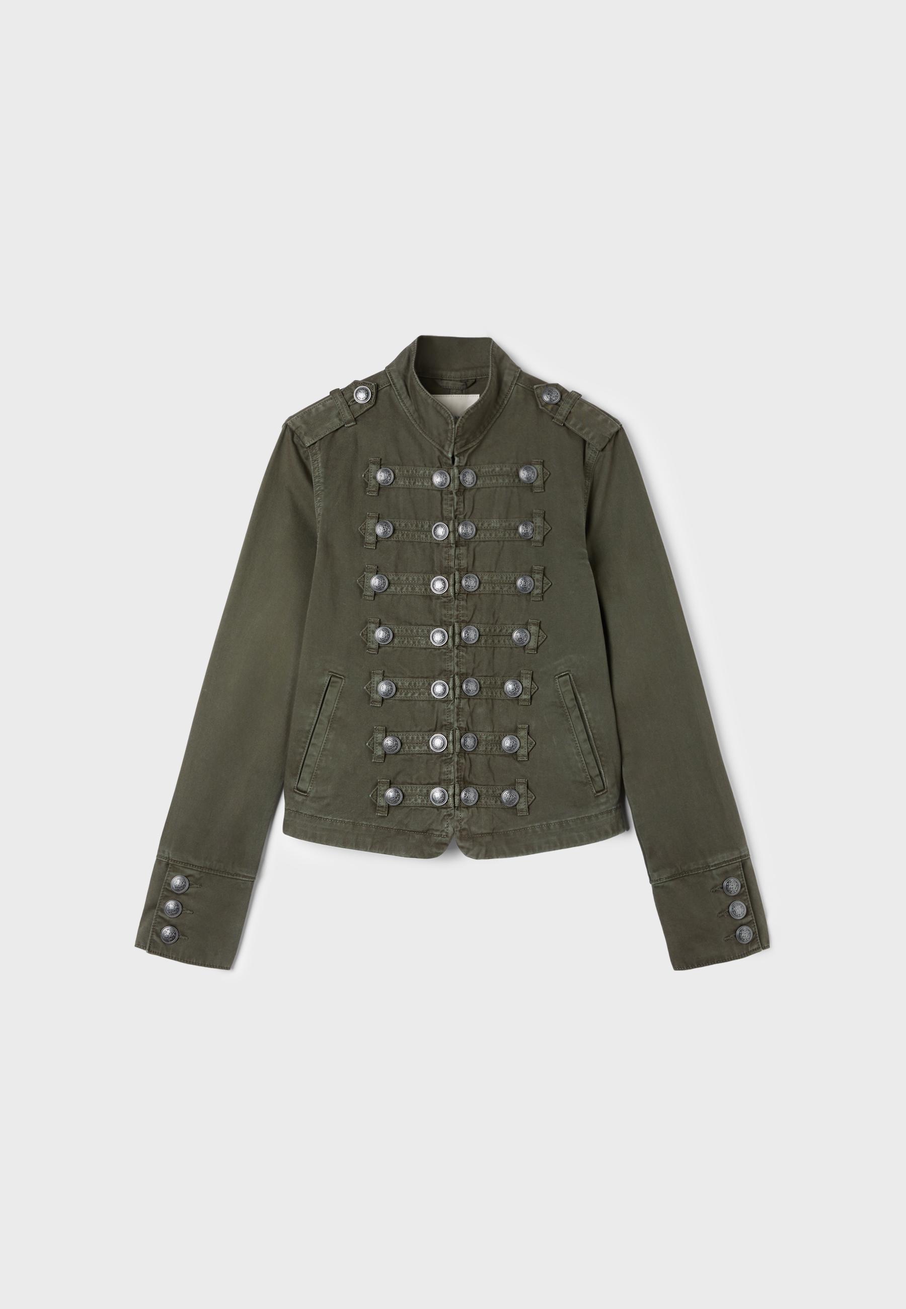 Buttoned jacket — Khaki