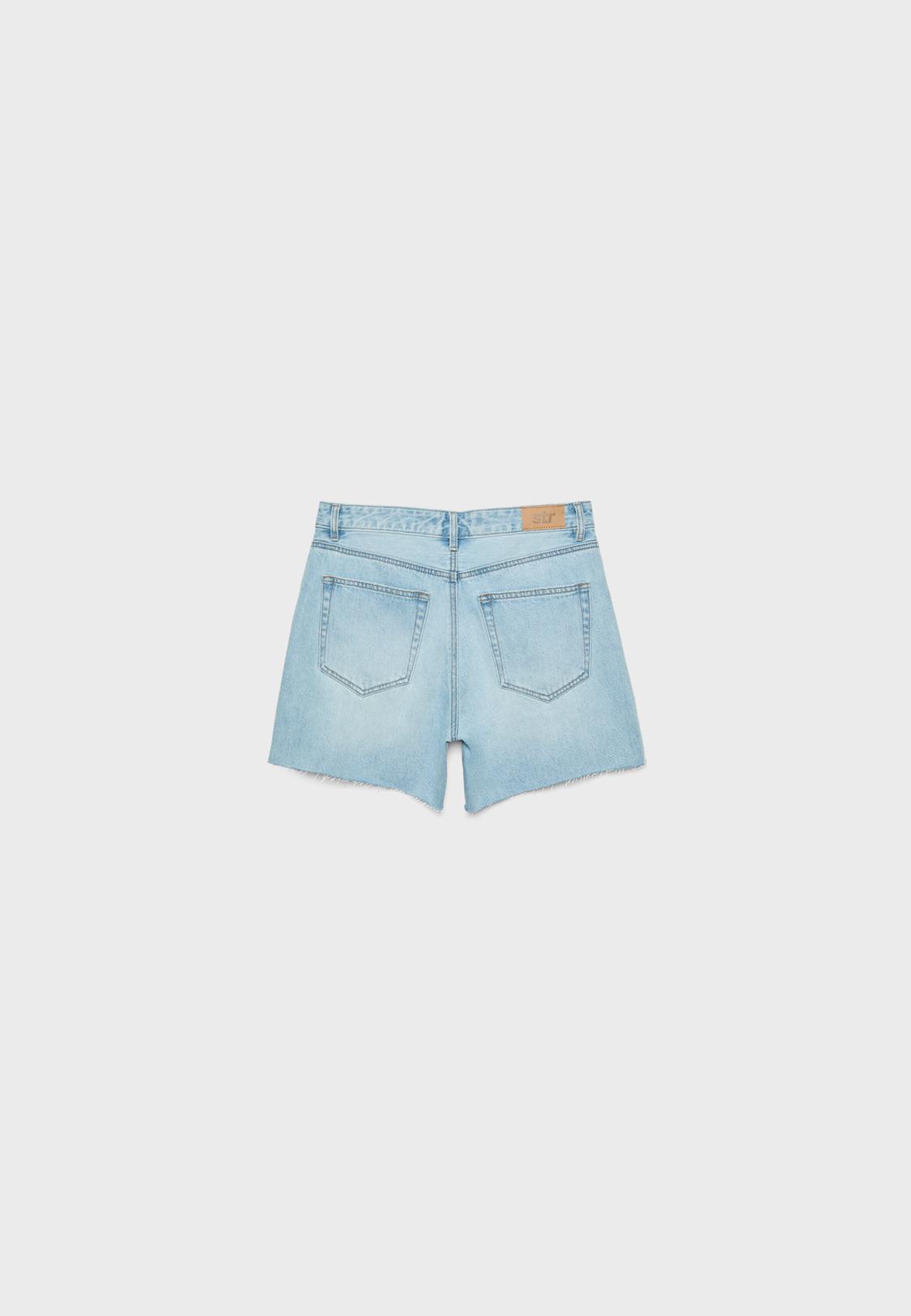 Denim Bermuda shorts Women's fashion Stradivarius Philippines