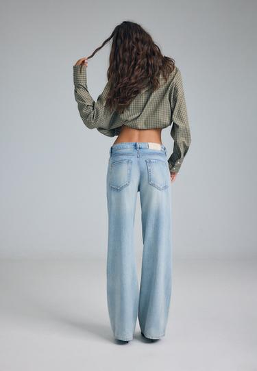 D91 low-rise wide-leg jeans — MEDIUM LIGHT BLUE DENIM 5