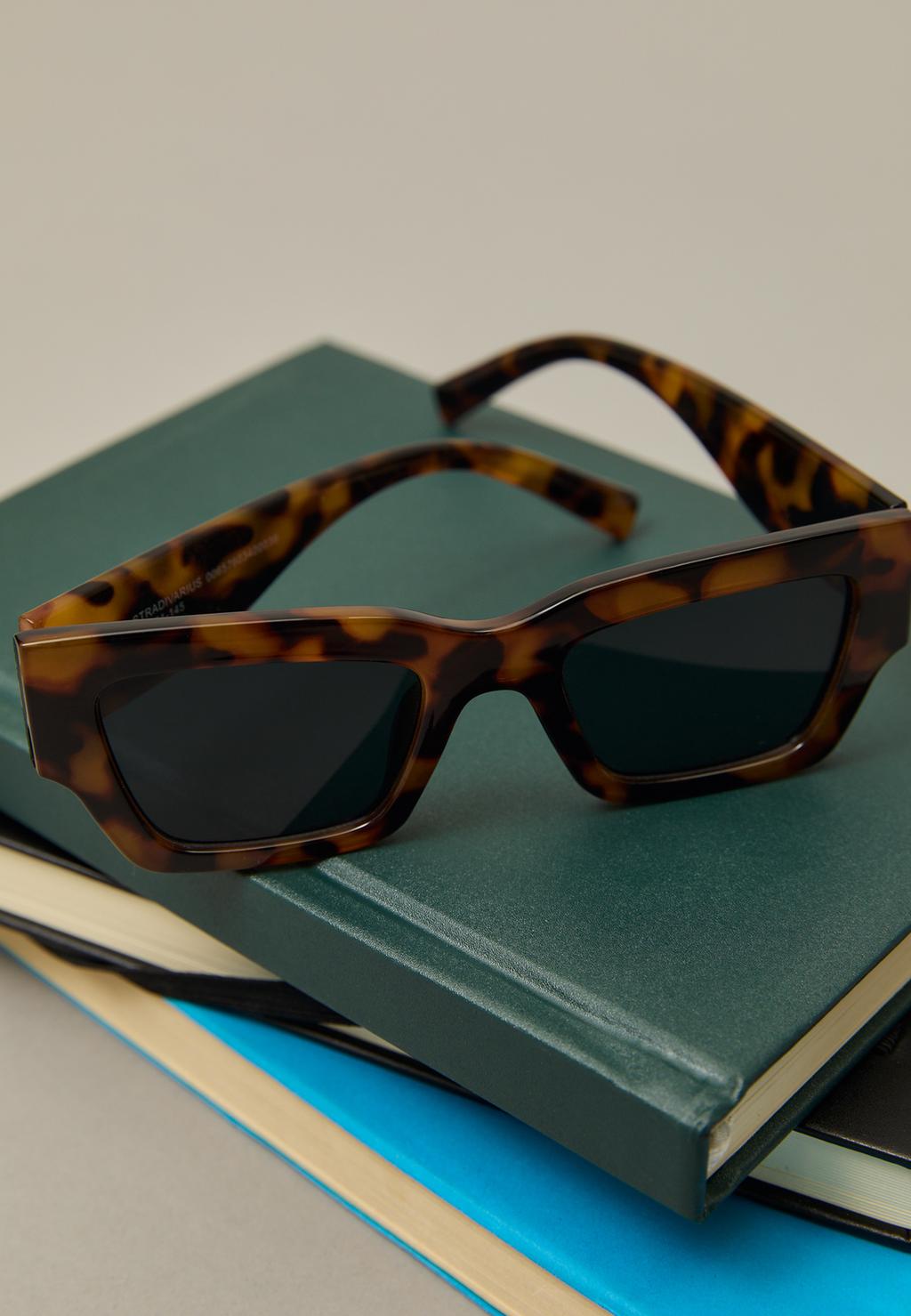 Square tortoiseshell sunglasses