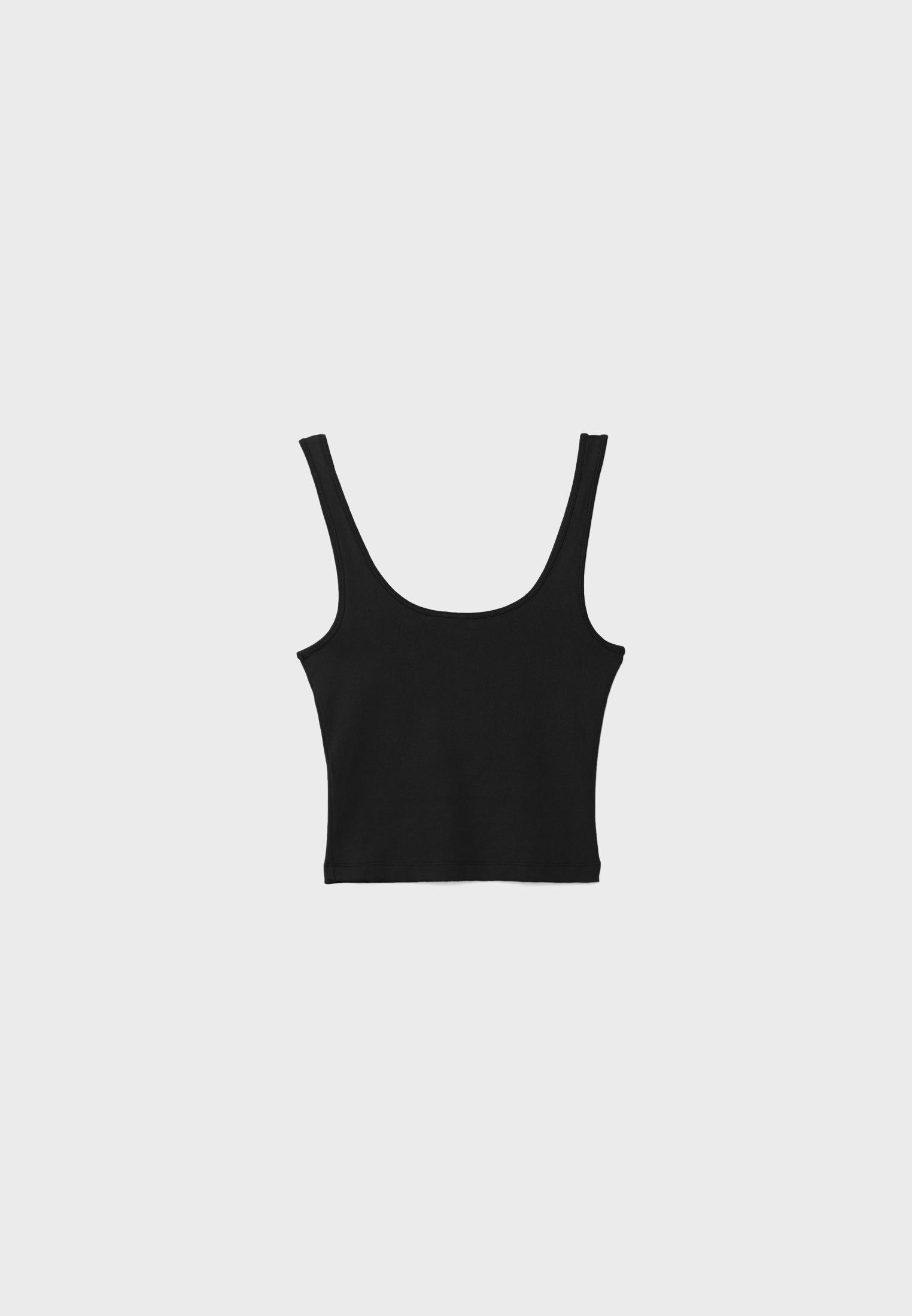 Polyamide T-shirt — Black