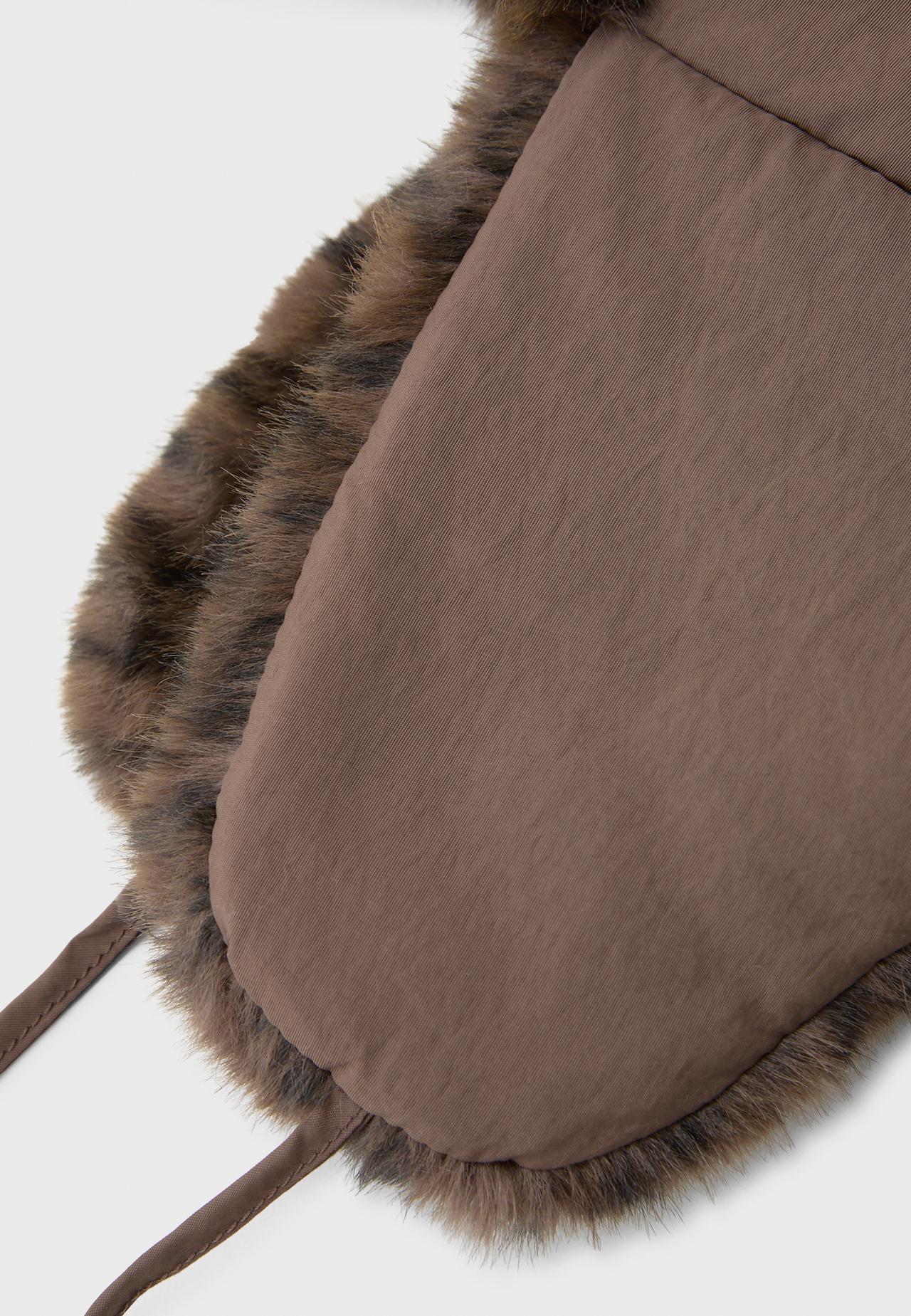 Reversible aviator hat — Brown