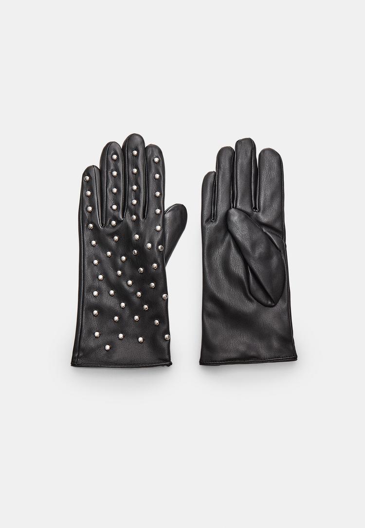 guantes efecto piel tachas