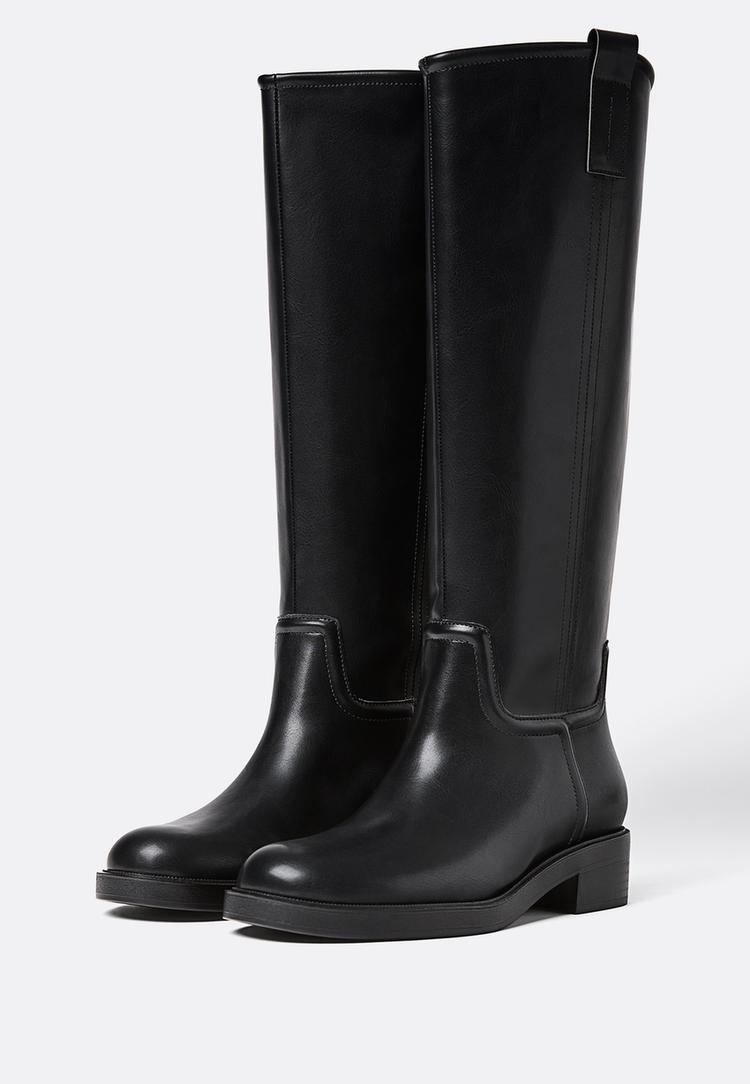 botas planas hipicas