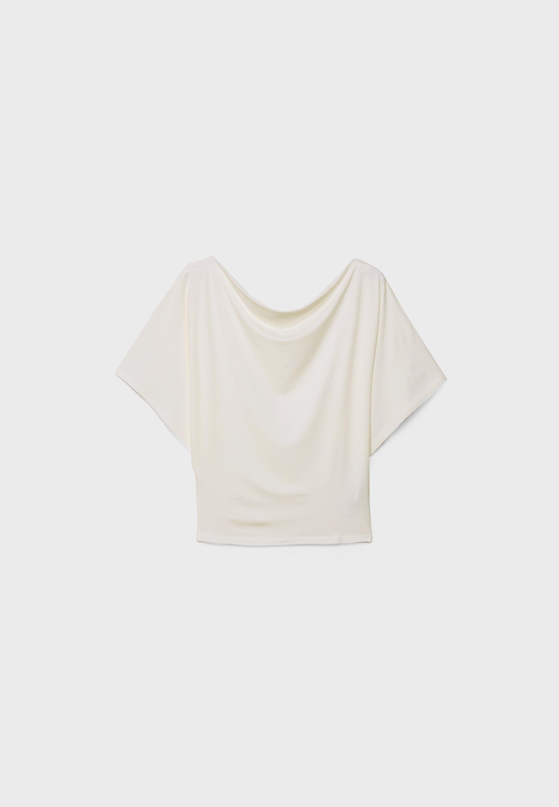 Basic yarasa kollu t-shirt - Görsel 7