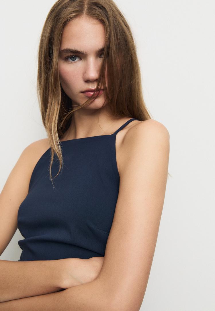 midi halter dress