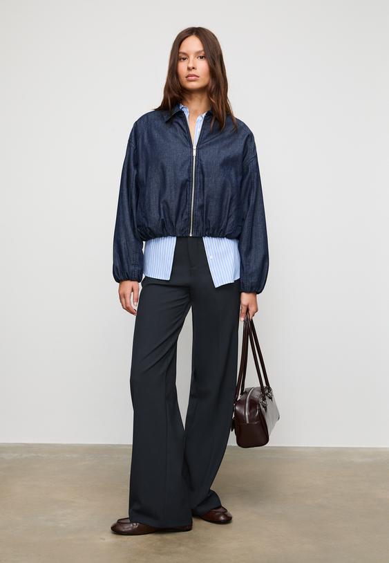 pantalon vestir wijde pijpen