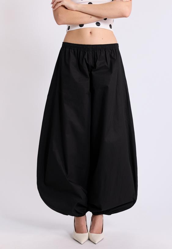 pantalon volumen popelin