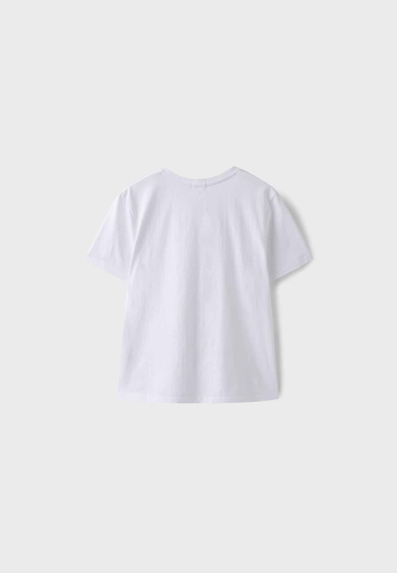 Short sleeve T-shirt — Ecru