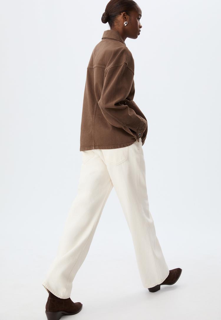 twill jacket with pockets