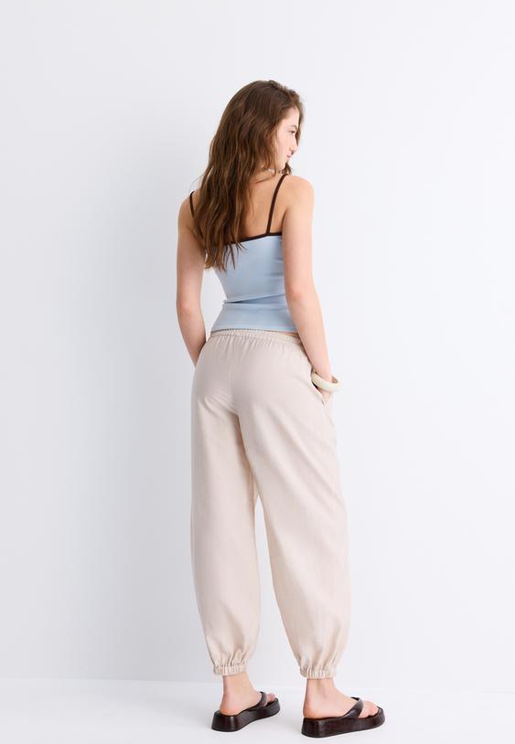 pantalon bombacho tencel