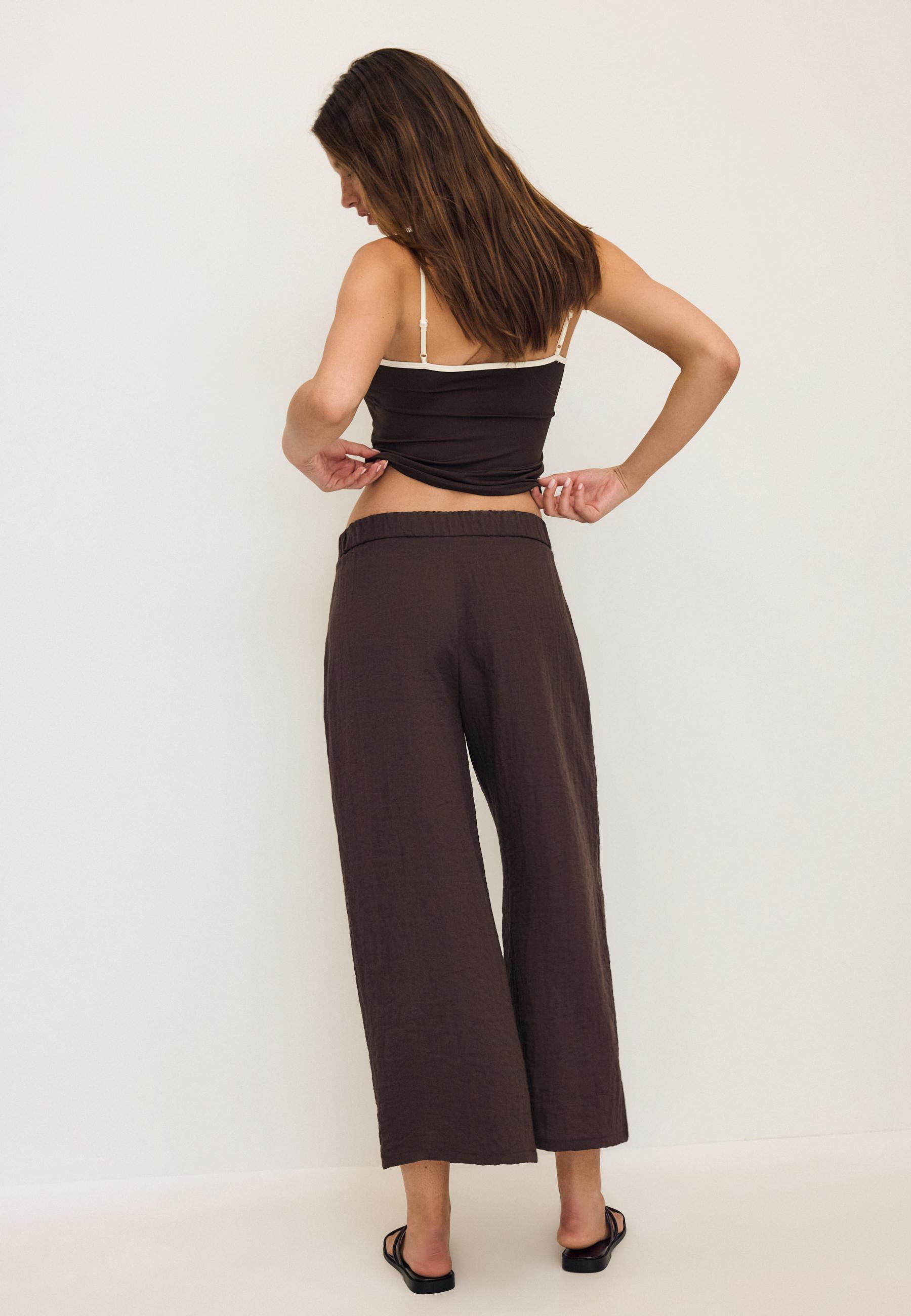 Rustic culottes — Brown